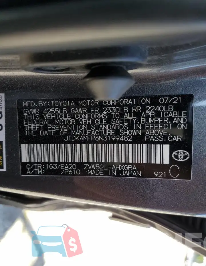 JTDKAMFP6N3199482 Photo# 12