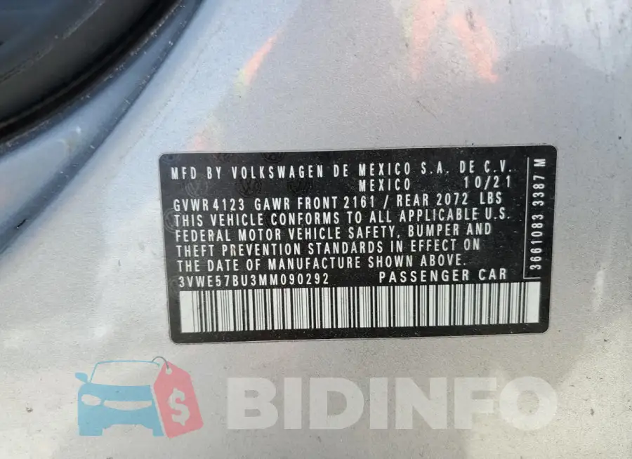 3VWE57BU3MM090292 Photo# 13
