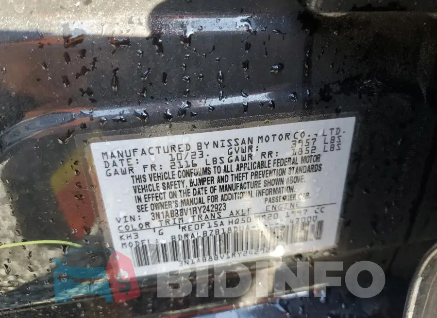 3N1AB8BV1RY242923 Photo# 12