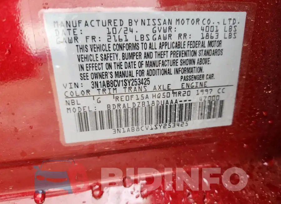 3N1AB8CV1SY253425 Photo# 12