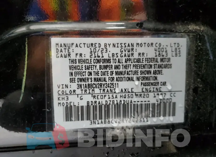 3N1AB8CV2RY242511 Photo# 12