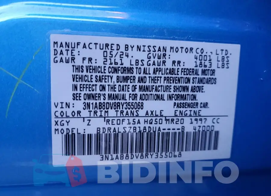 3N1AB8DV8RY355068 Photo# 12