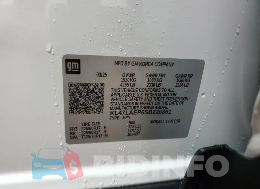 KL47LAEP6SB220861 Photo# 13