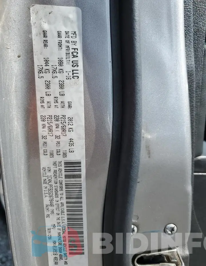 1C4NJPFB2GD678448 Photo# 13