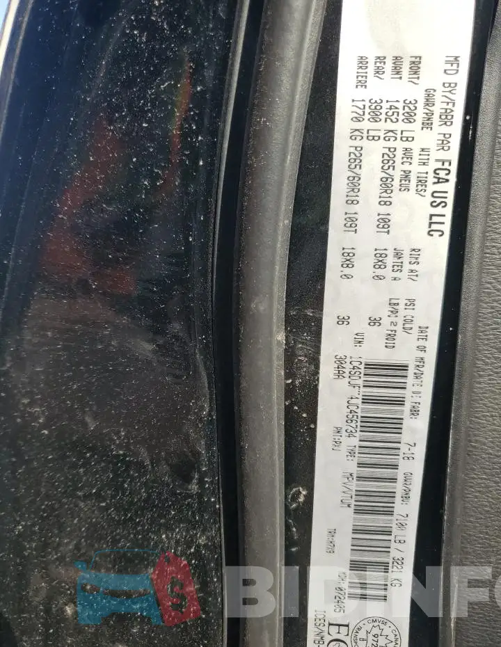 1C4SDJFT4JC456734 Photo# 14