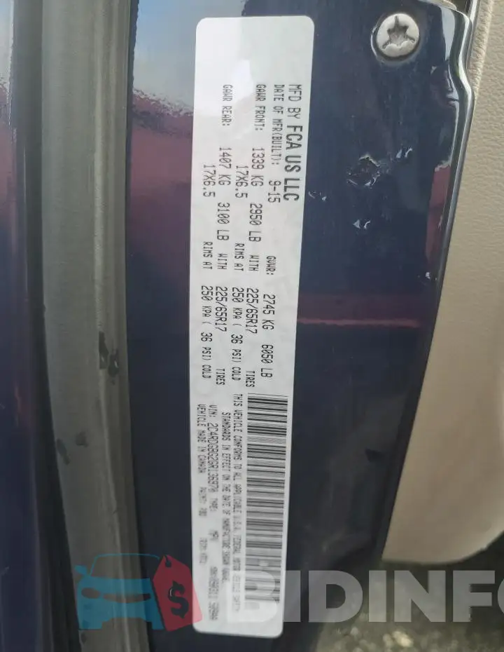 2C4RDGBG2GR136970 Photo# 13