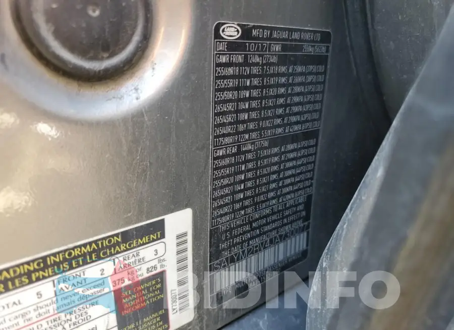 SALYM2RV4JA730077 Photo# 13