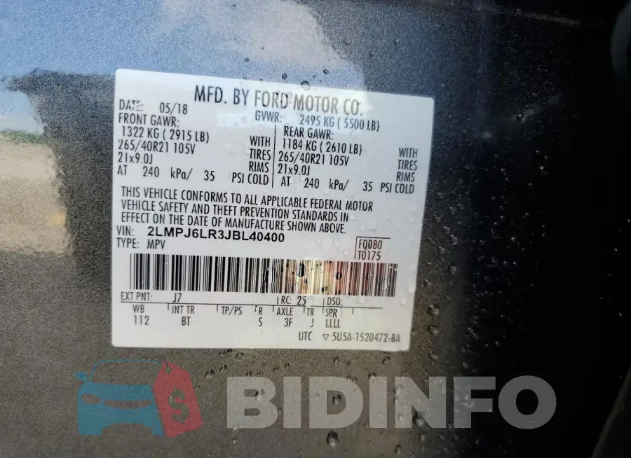 2LMPJ6LR3JBL40400 Photo# 14