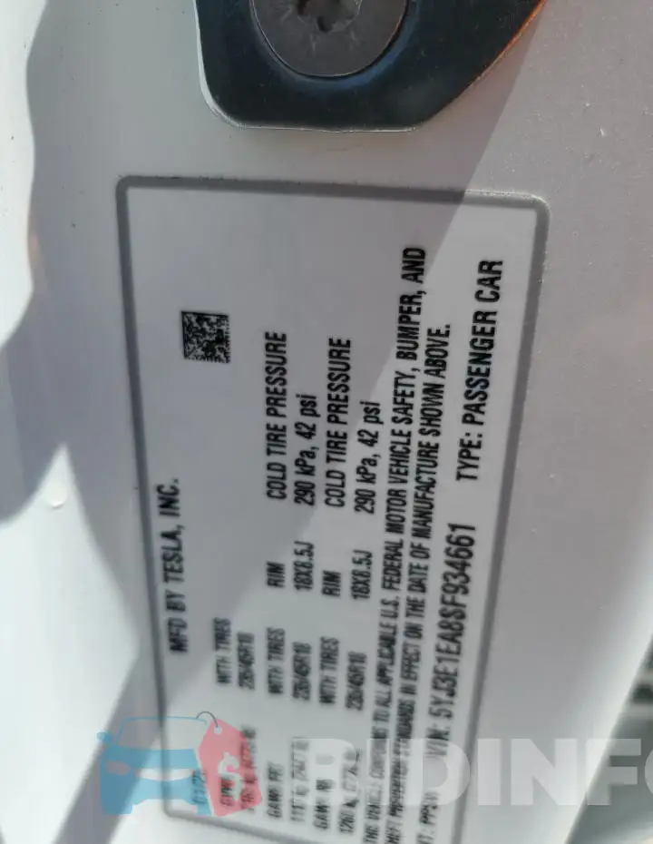 5YJ3E1EA8SF934661 Photo# 12