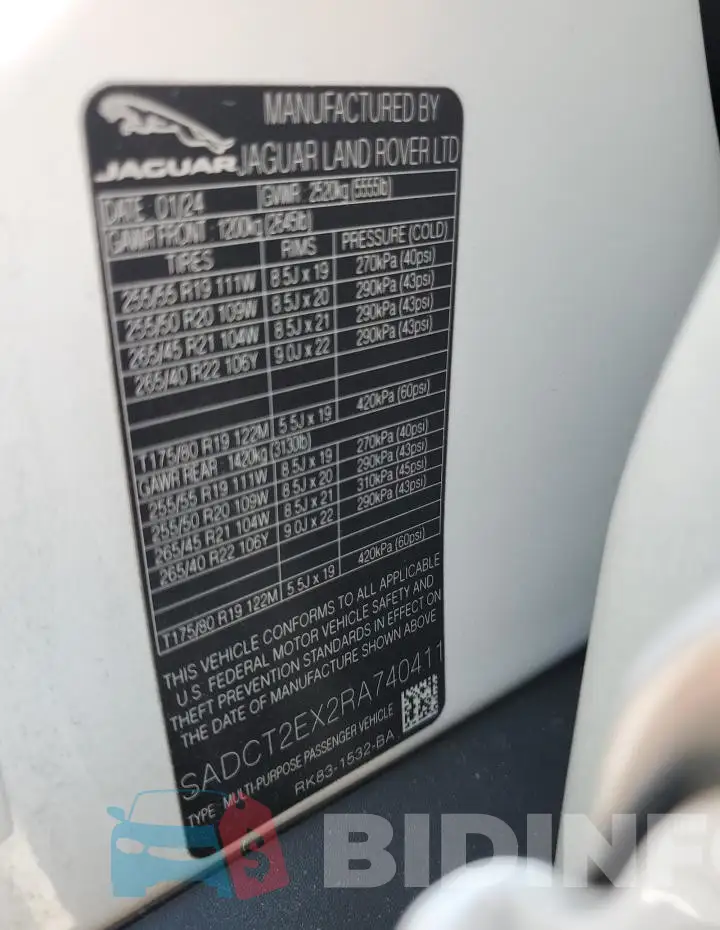 SADCT2EX2RA740411 Photo# 12