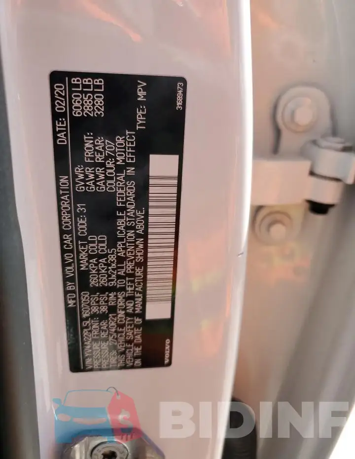 YV4A22PL5L1607050 Photo# 14