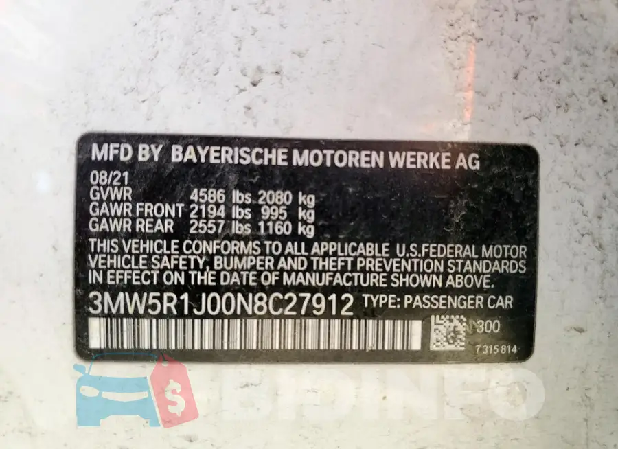 3MW5R1J00N8C27912 Photo# 13