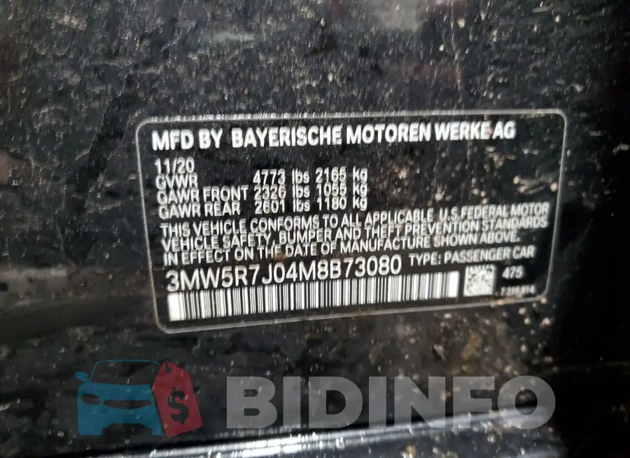 3MW5R7J04M8B73080 Photo# 12