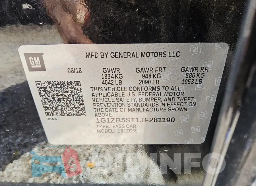 1G1ZB5ST1JF281190 Photo# 12