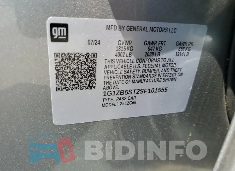 1G1ZB5ST2SF101555 Photo# 12