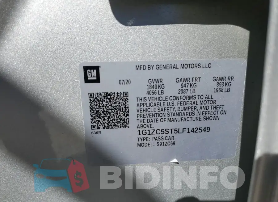 1G1ZC5ST5LF142549 Photo# 13