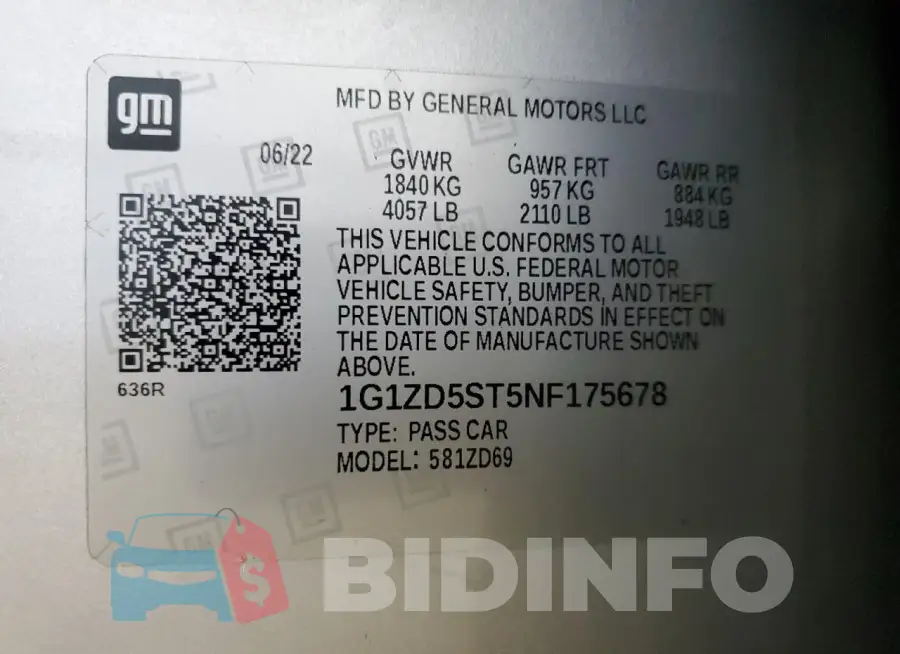 1G1ZD5ST5NF175678 Photo# 12