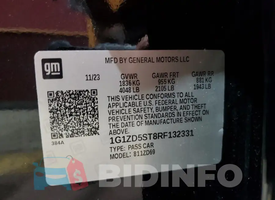 1G1ZD5ST8RF132331 Photo# 13