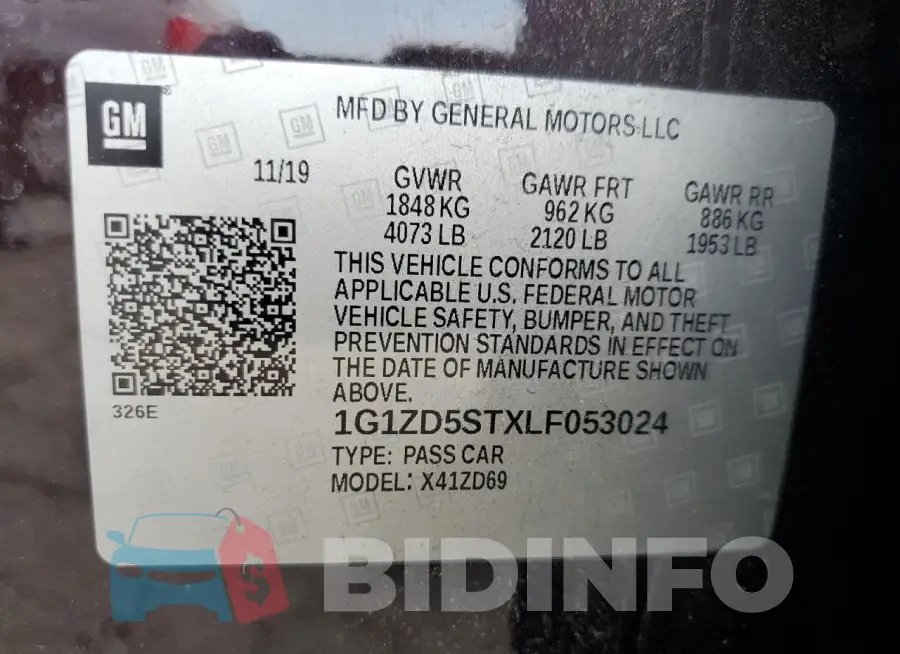 1G1ZD5STXLF053024 Photo# 12