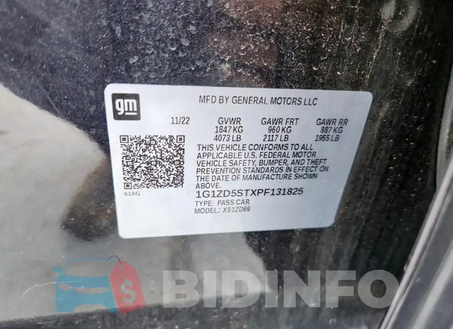 1G1ZD5STXPF131825 Photo# 12