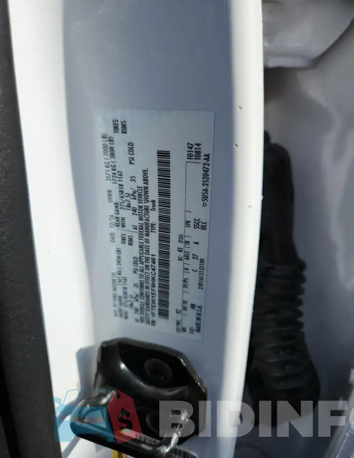 1FTEW1EF9HKC47461 Photo# 12