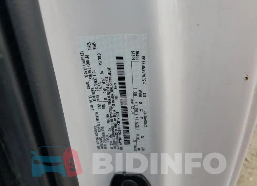 1FTMF1CB7PKE17309 Photo# 12