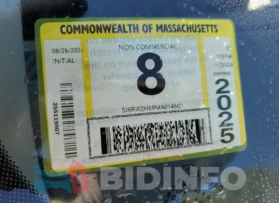 5J6RW2H81MA010770 Photo# 13