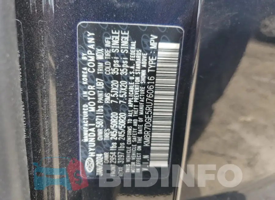 KM8R7DGE5RU760616 Photo# 14