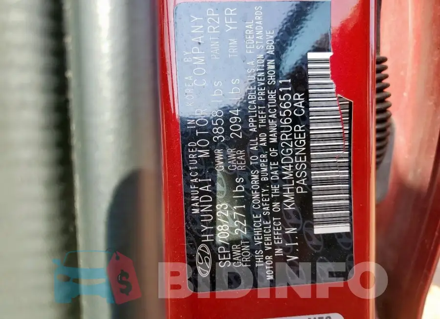KMHLM4DG2RU656511 Photo# 12