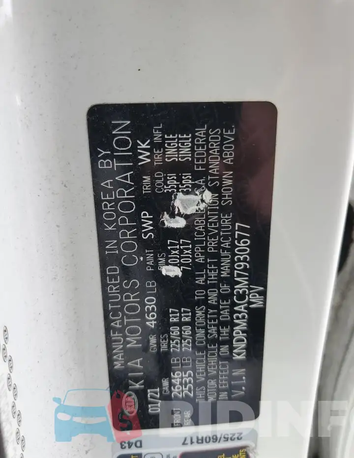 KNDPM3AC3M7930677 Photo# 12