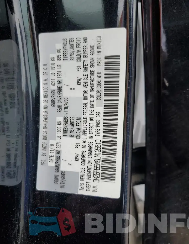 3MZBPBEM8LM125810 Photo# 12