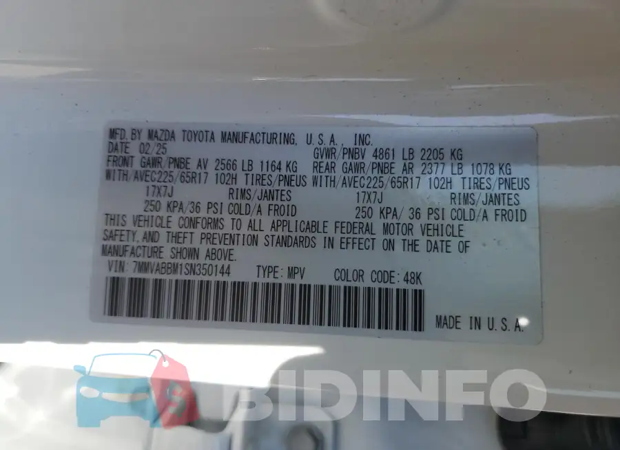 7MMVABBM1SN350144 Photo# 14
