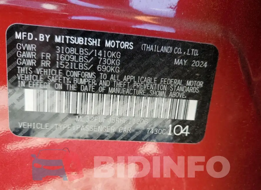 ML32FUFJ5RHF11206 Photo# 12