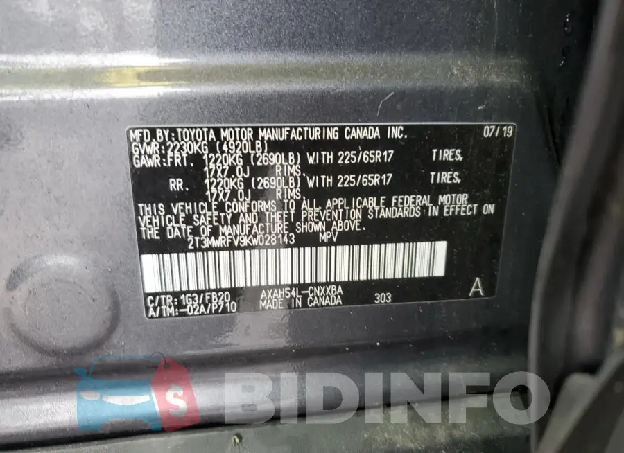 2T3MWRFV9KW028143 Photo# 12