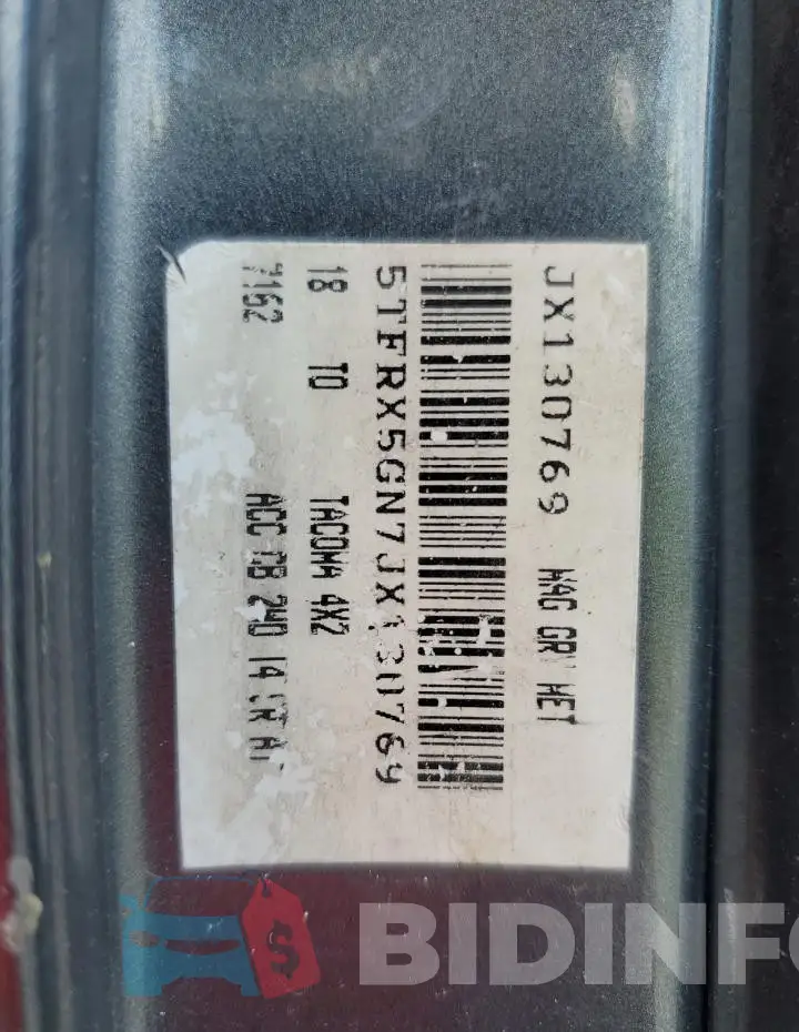 5TFRX5GN7JX130769 Photo# 12