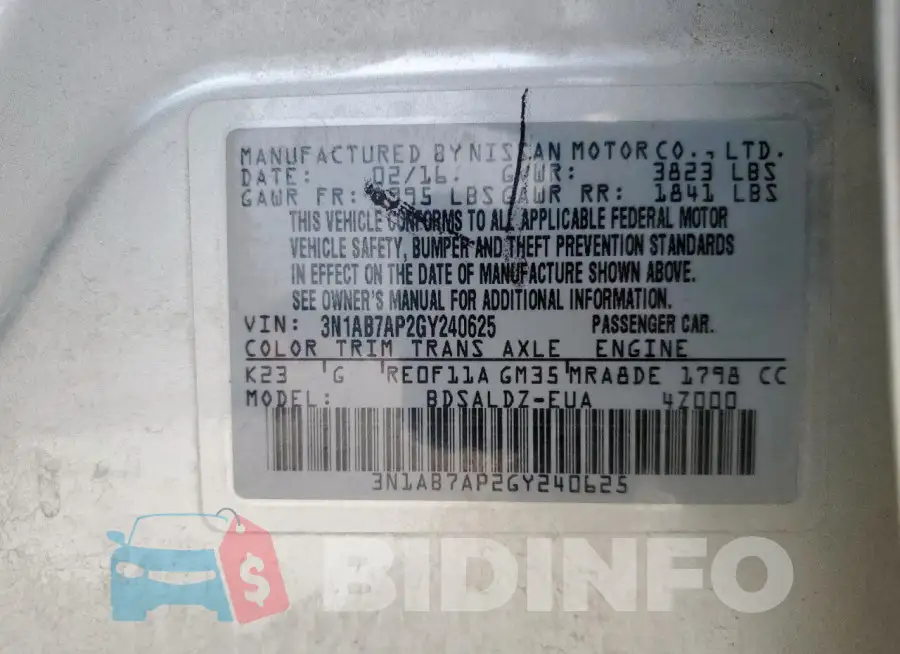 3N1AB7AP2GY240625 Photo# 12