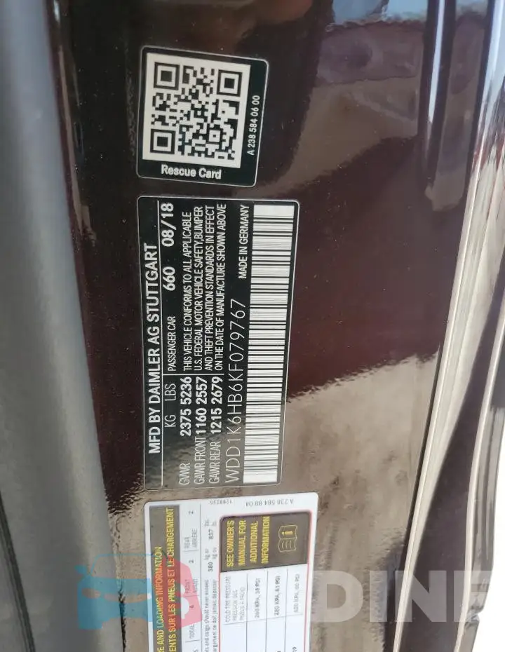 WDD1K6HB6KF079767 Photo# 12