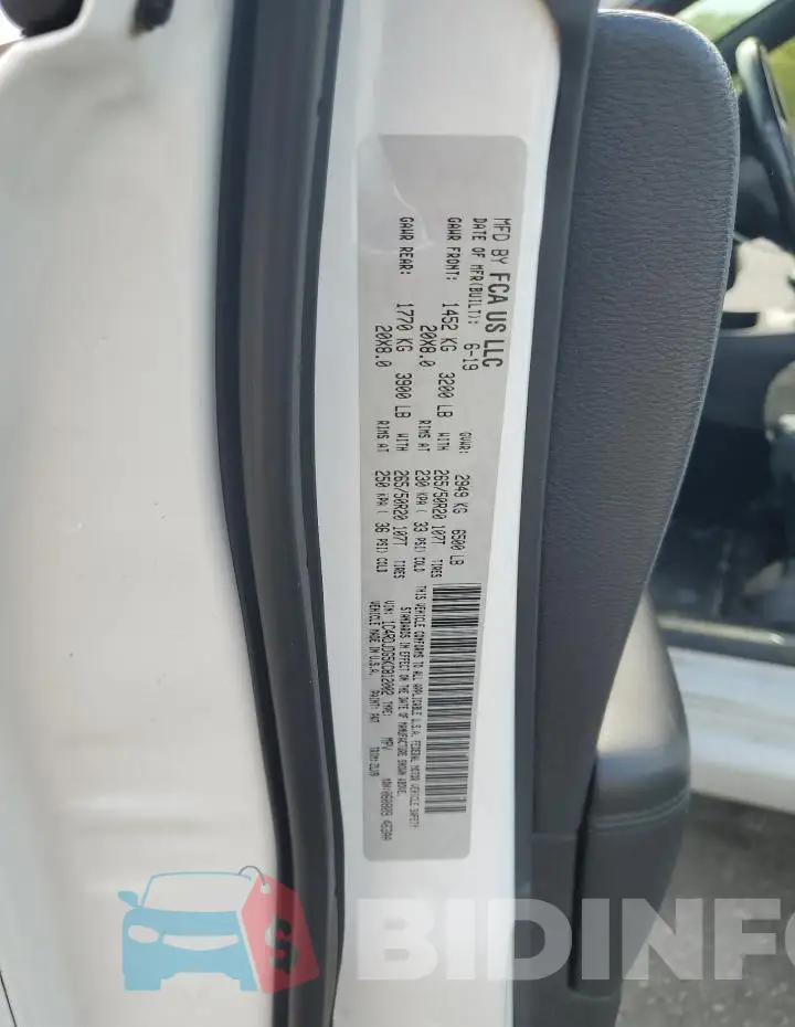 1C4RDJDG5KC812002 Photo# 14