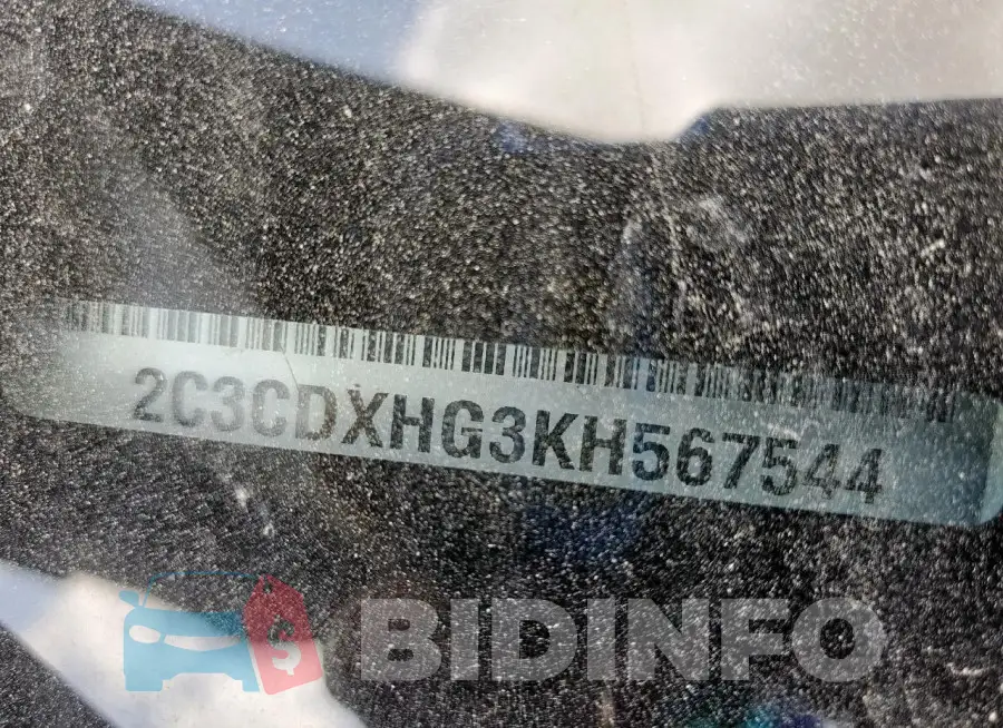 2C3CDXHG3KH567544 Photo# 12