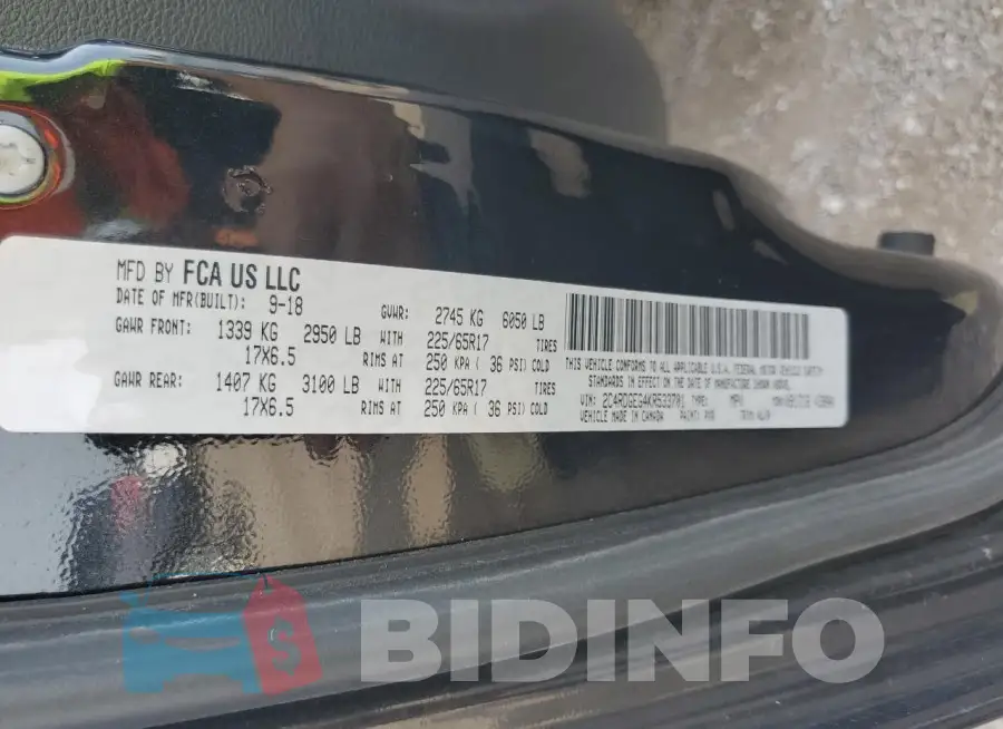 2C4RDGEG4KR533701 Photo# 14