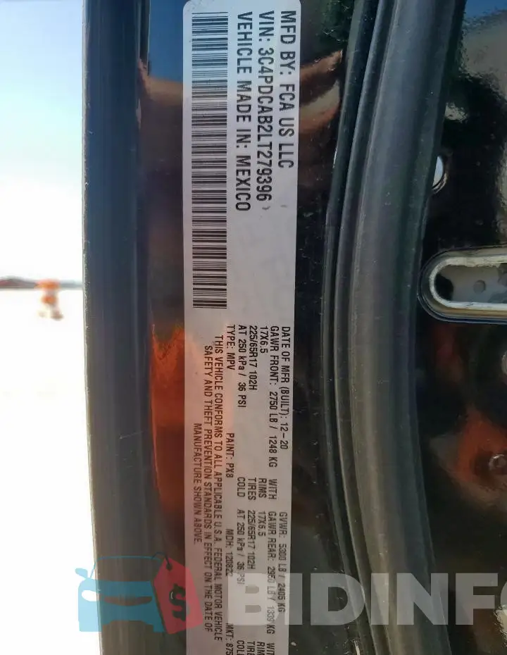 3C4PDCAB2LT279396 Photo# 14