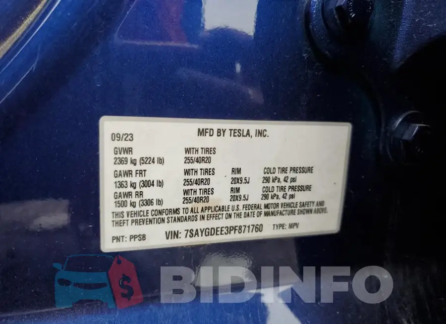 7SAYGDEE3PF871760 Photo# 12