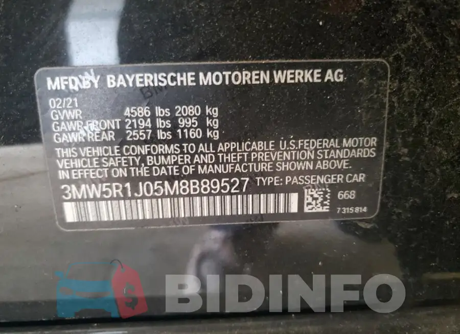 3MW5R1J05M8B89527 Photo# 12