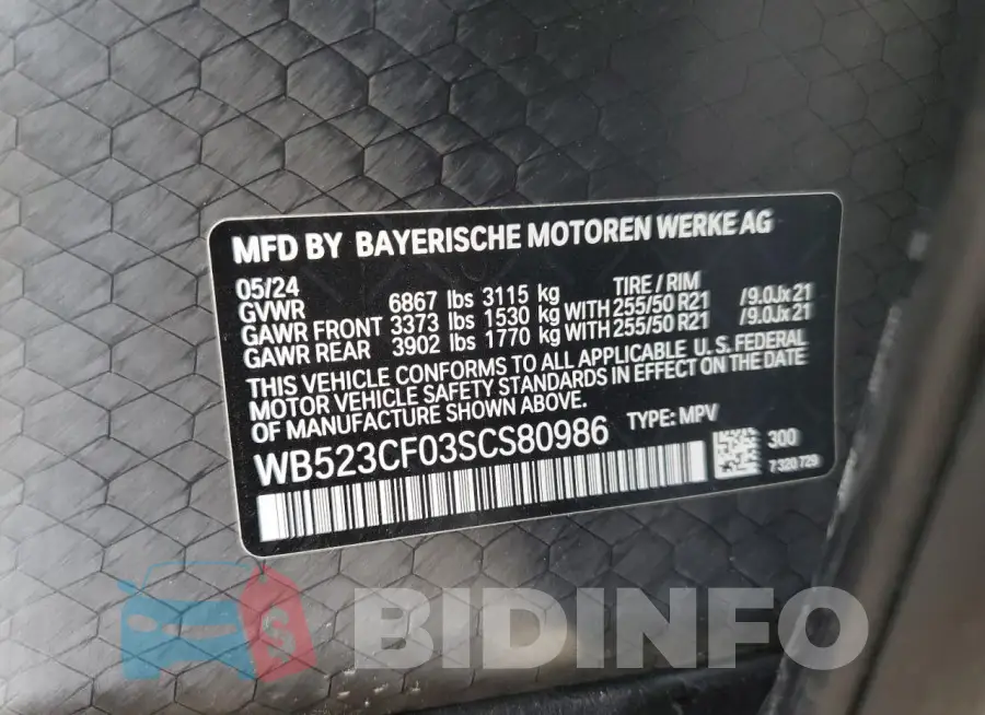 WB523CF03SCS80986 Photo# 13