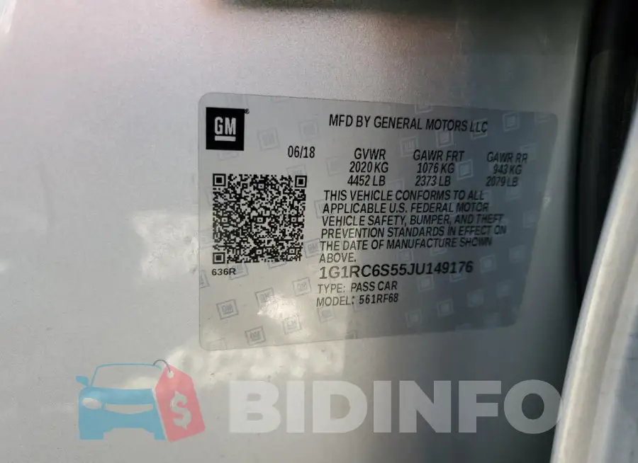 1G1RC6S55JU149176 Photo# 12