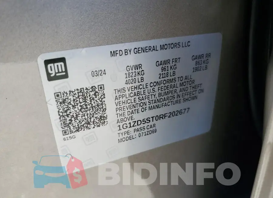 1G1ZD5ST0RF202677 Photo# 12