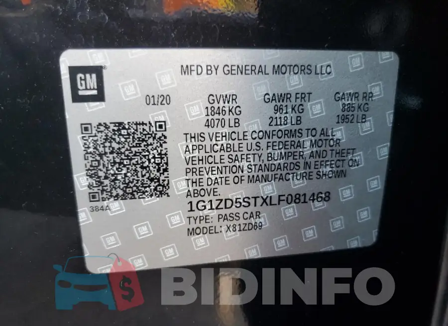 1G1ZD5STXLF081468 Photo# 12
