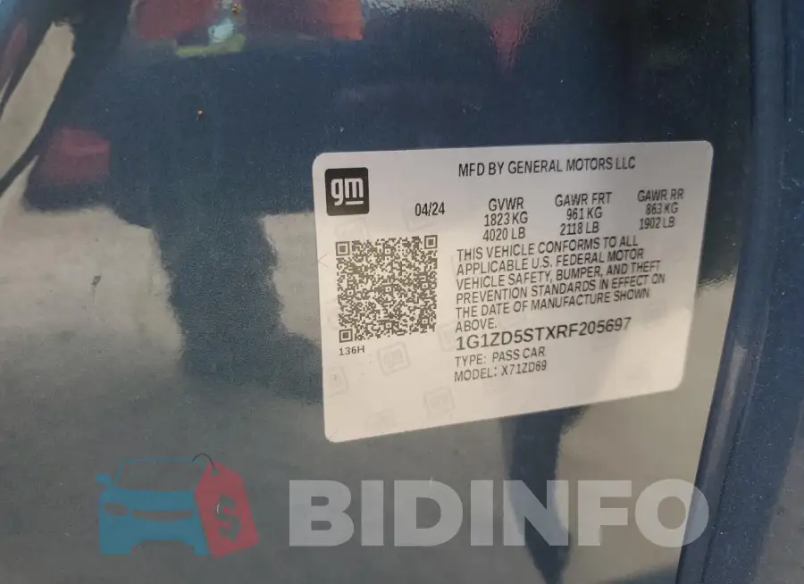 1G1ZD5STXRF205697 Photo# 13