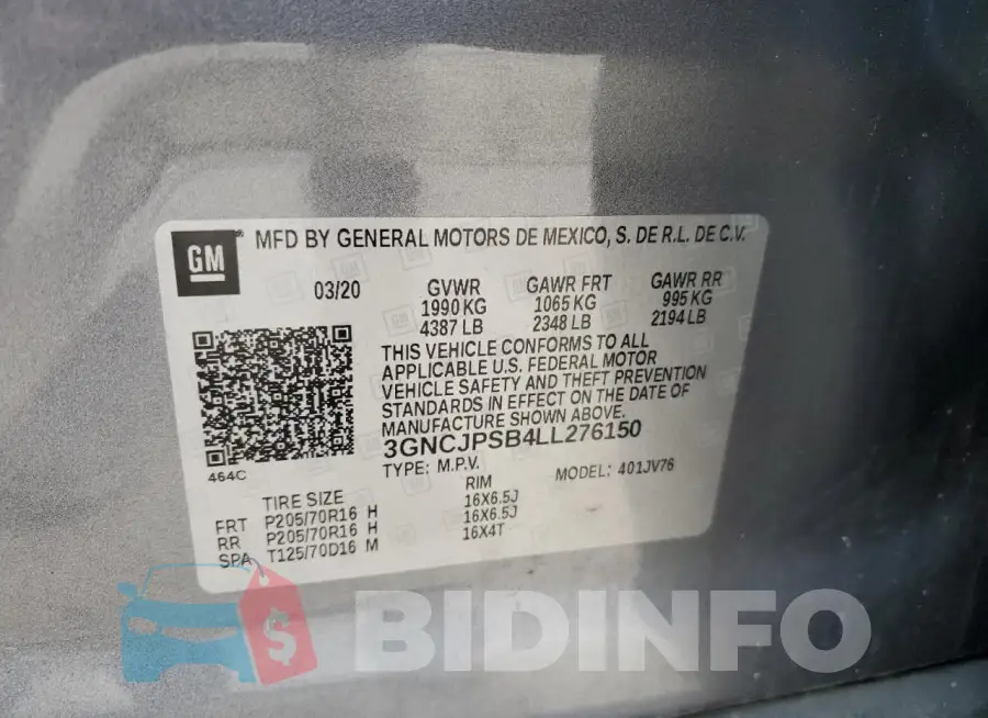 3GNCJPSB4LL276150 Photo# 13