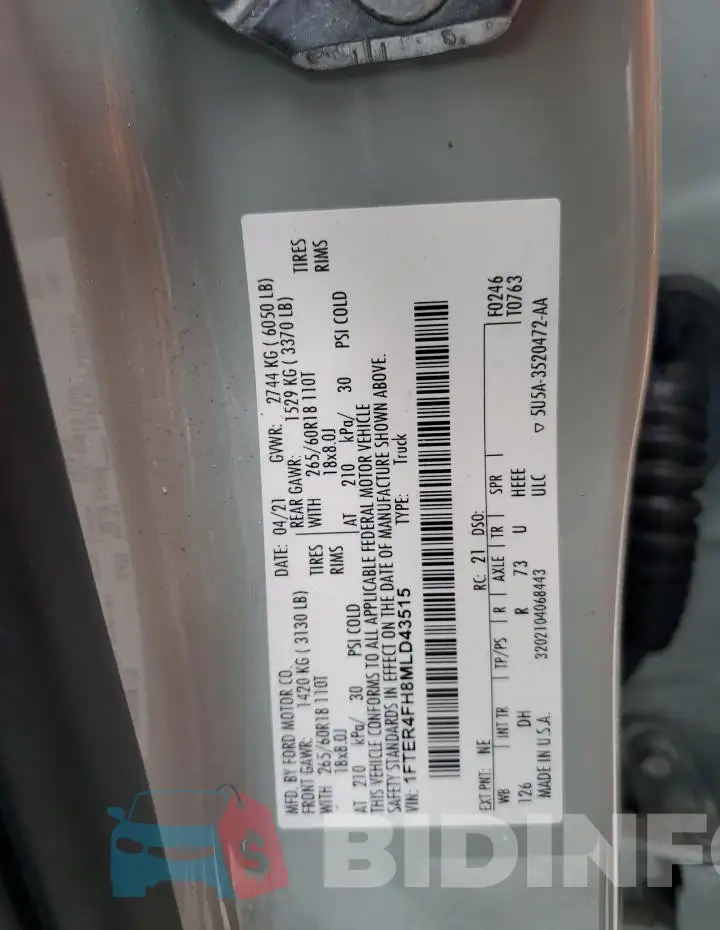 1FTER4FH8MLD43515 Photo# 12